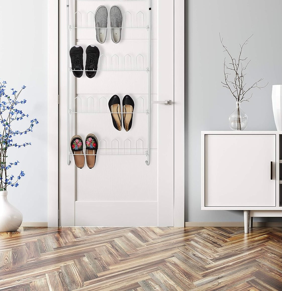 Rangement chaussure sur porte