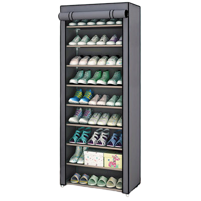 Meuble a chaussure grande capacité couleur gris