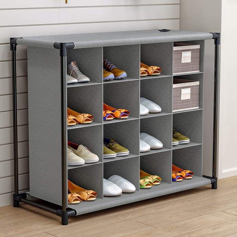 SEIB GRIS - ETAGÈRE ET CASIER À CHAUSSURES