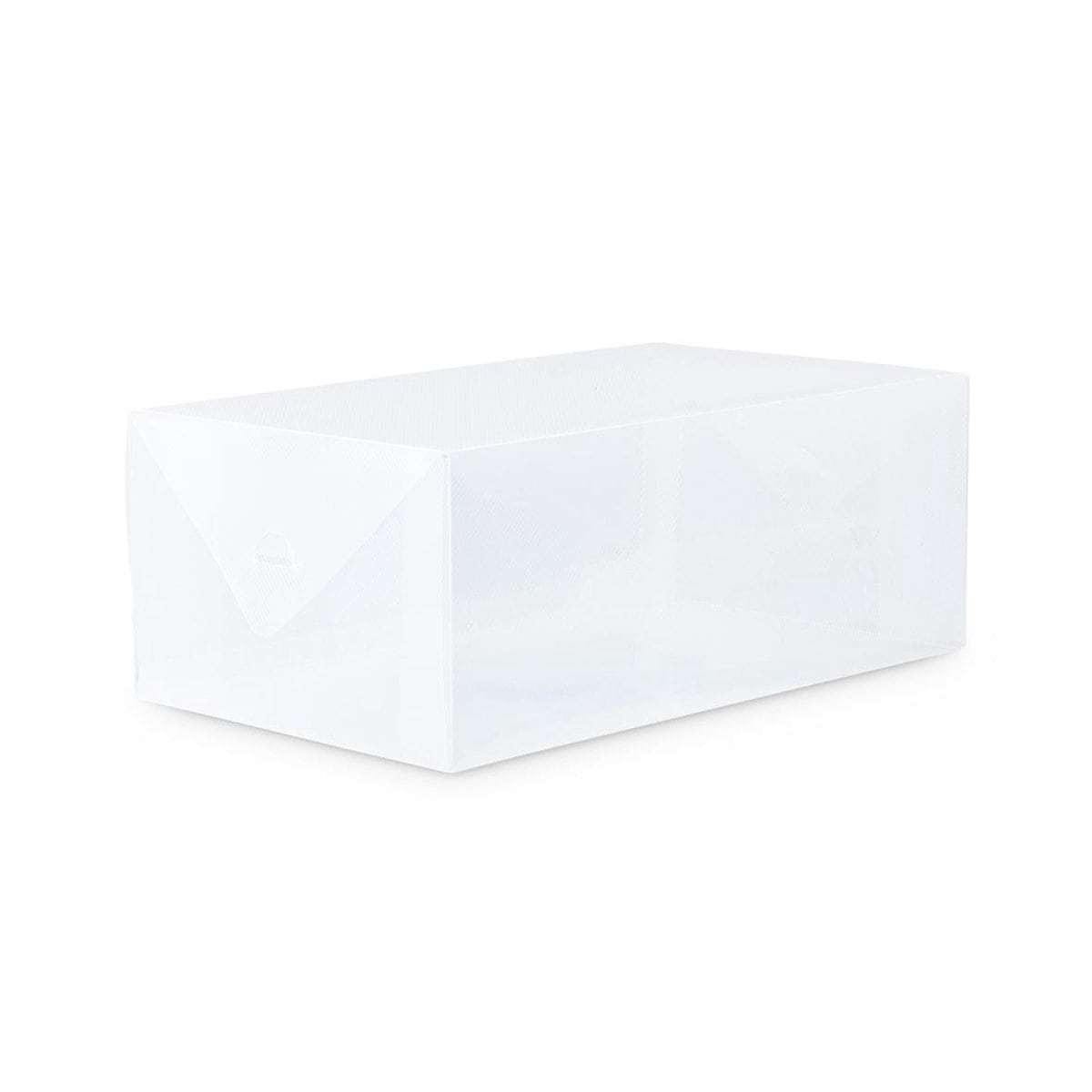 Lot de 6 boîtes à chaussures transparentes - jusqu'à la pointure 46 - empilables Lot de 6 boîtes à chaussures transparentes - jusqu'à la pointure 46 - empilables